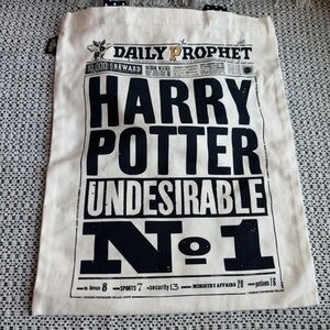 Harry Potter Daily Prophet Tote Bag - Cream